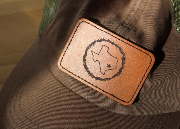 Leather Patch on Hat